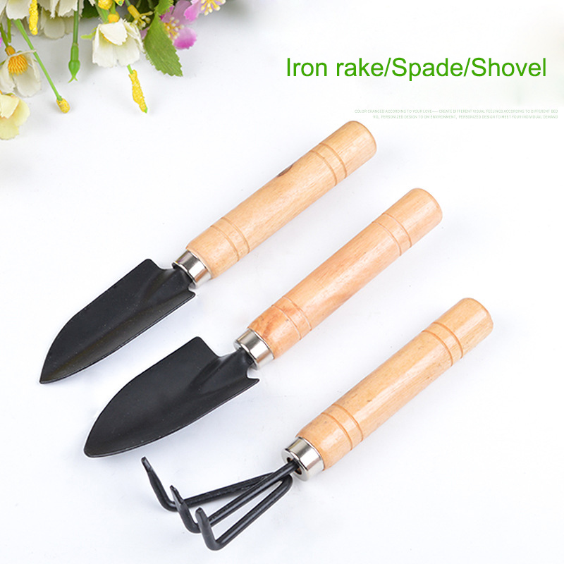 Gardening Tools Vegetables - 3 adet/takım Mini Bahçe Alet Seti