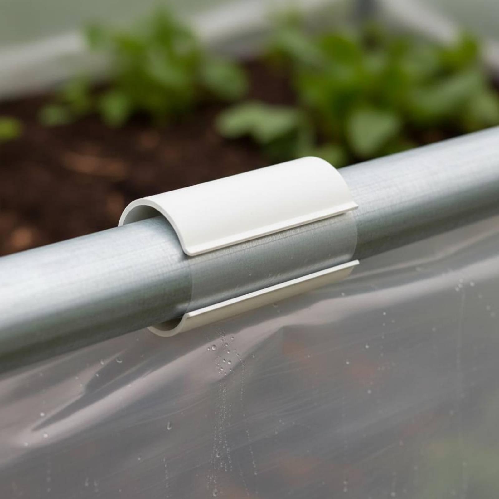 Garden Netting Cover - PVC Sera Kelepçesi Esnek Boru Klipsi