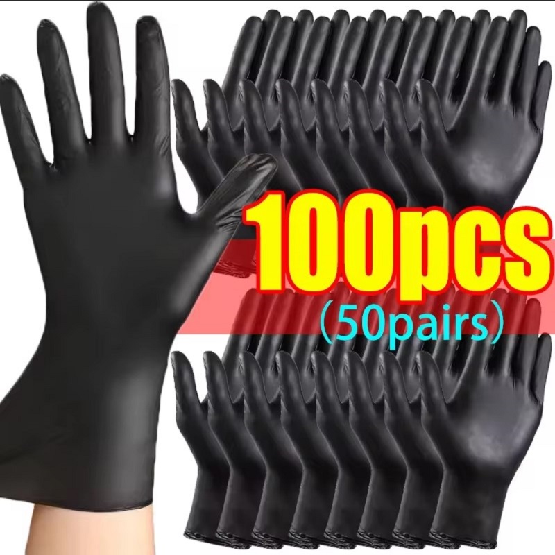 Gardening Tools Gloves - Tek Kullanımlık Siyah Ev Tipi Nitril