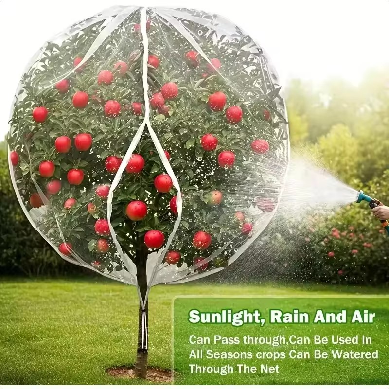 Garden Netting Cover - İpli ve Fermuarlı Meyve Ağacı Koruma