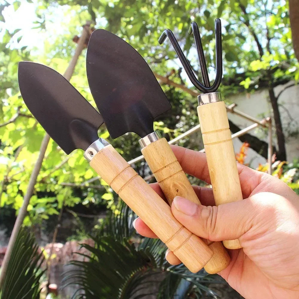 Gardening Tools Vegetables - 3 adet/takım Mini bahçe alet seti