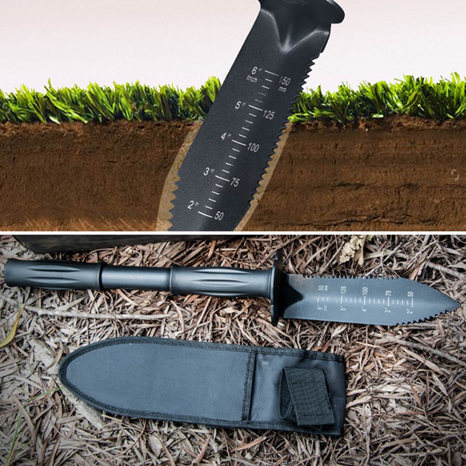 Harvest Knife Garden - Metal dedektörü kazma aracı kılıf ile
