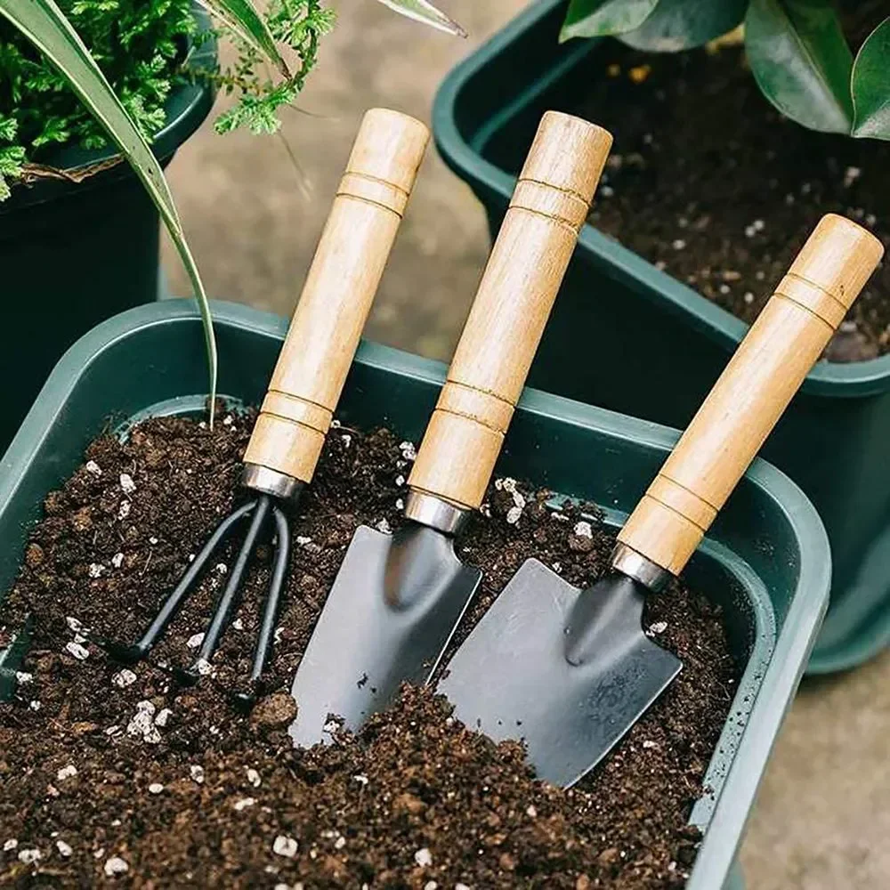 3 adet/takım Mini bahçe alet s - Gardening Tools Vegetables incelemesi ve fiyatı