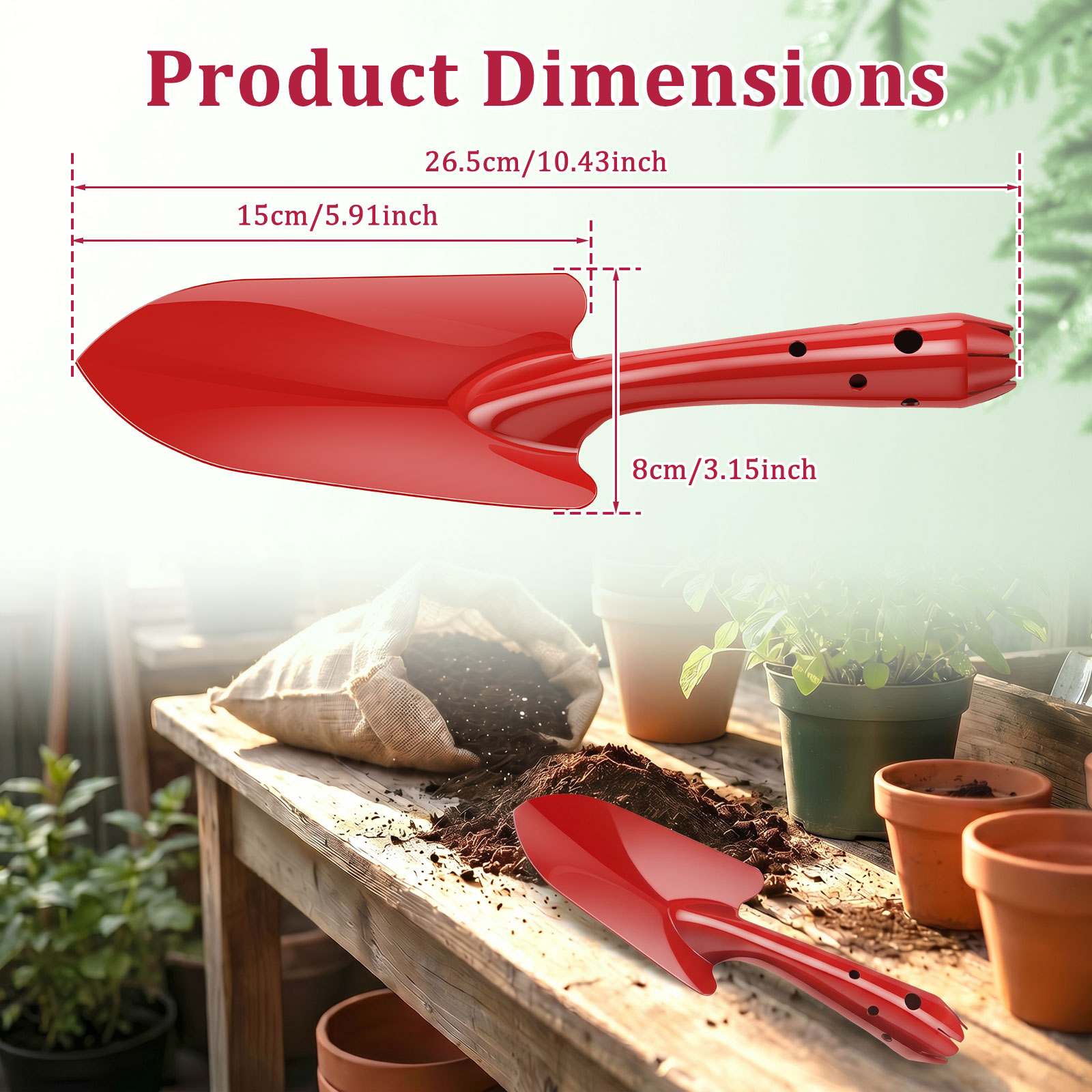 Bahçe Küreği Paslanmaz Metal B - Garden Hand Trowel incelemesi ve fiyatı