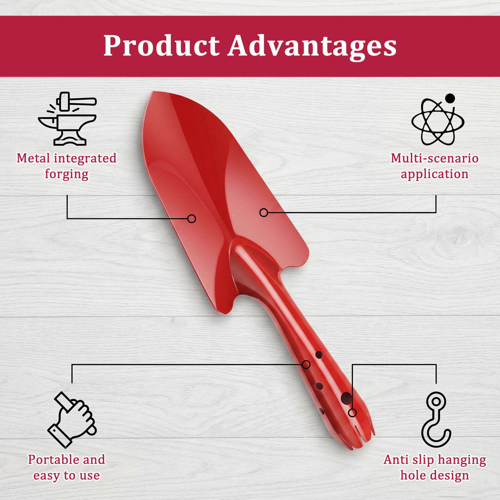 Bahçe Küreği Paslanmaz Metal B - Garden Hand Trowel incelemesi ve fiyatı