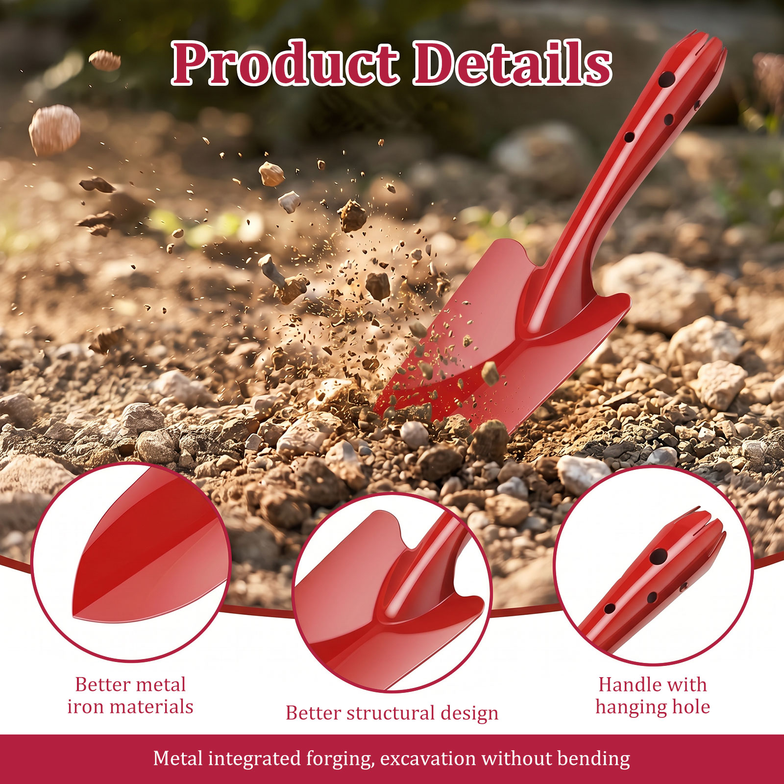 Bahçe Küreği Paslanmaz Metal B - Garden Hand Trowel incelemesi ve fiyatı