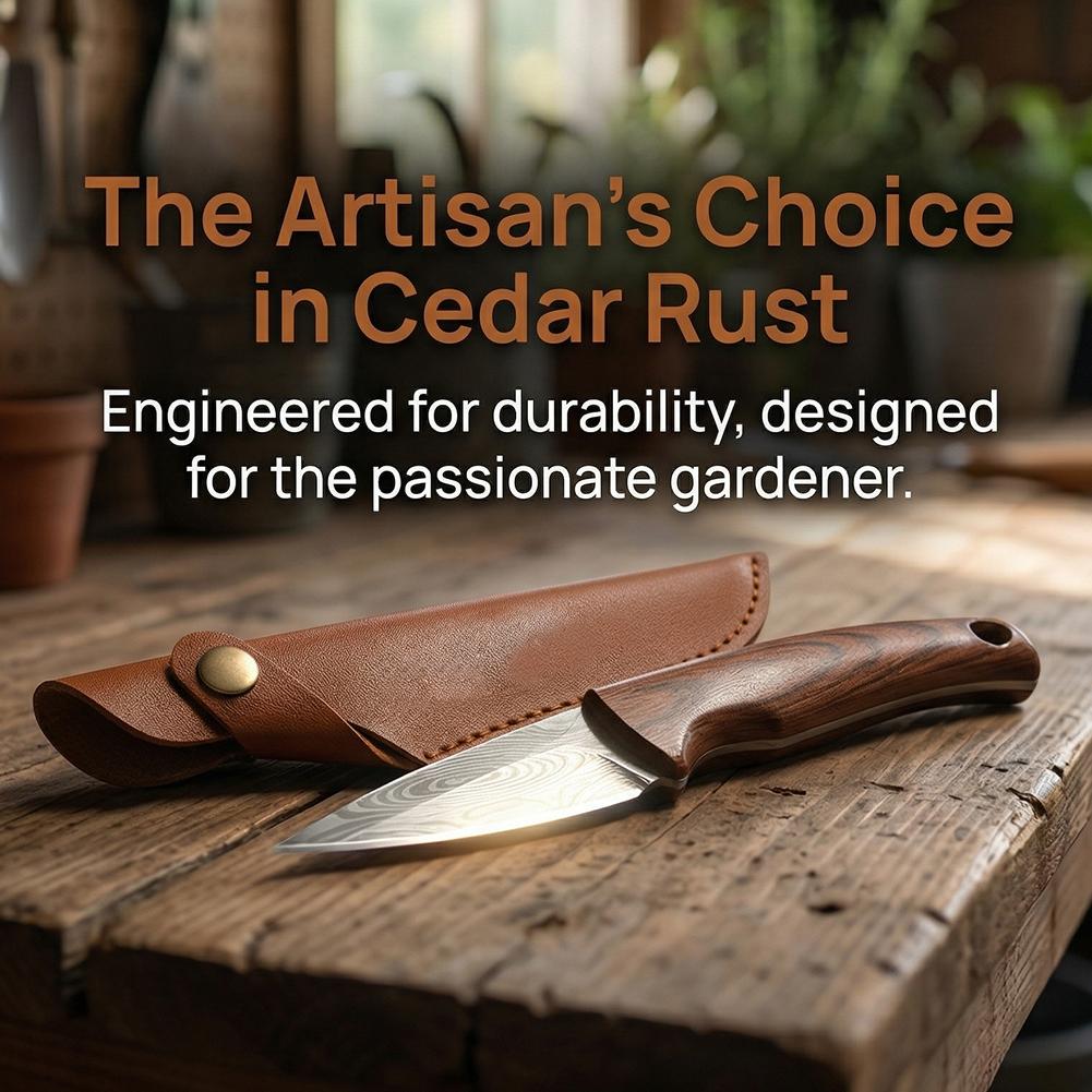 Ahşap Saplı ve Deri Kılıflı Ke - Harvest Knife Garden incelemesi ve fiyatı